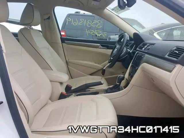 1VWGT7A34HC017415 фото 6