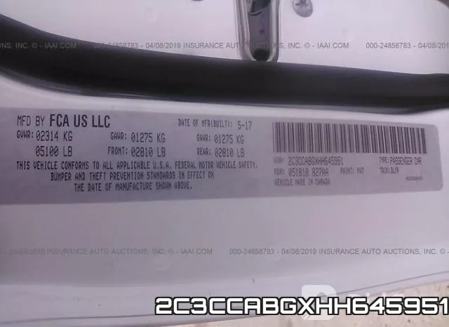 2C3CCABGXHH645951 фото 10