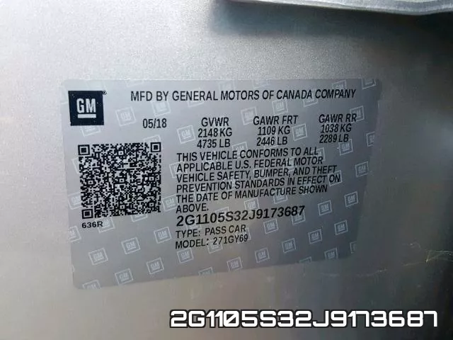 2G1105S32J9173687 фото 2