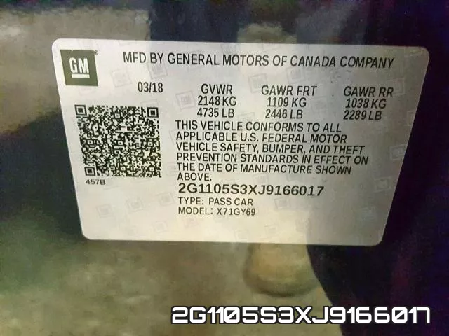 2G1105S3XJ9166017 фото 2