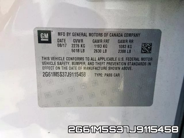 2G61M5S37J9115458 фото 2