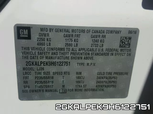 2GKALPEK9H6122751 фото 2