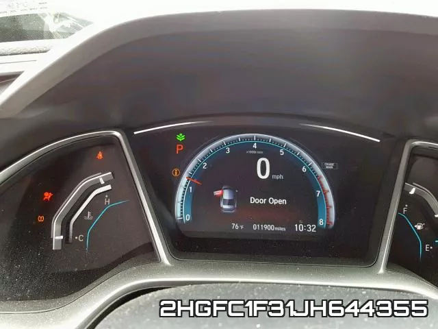 2HGFC1F31JH644355 фото 9