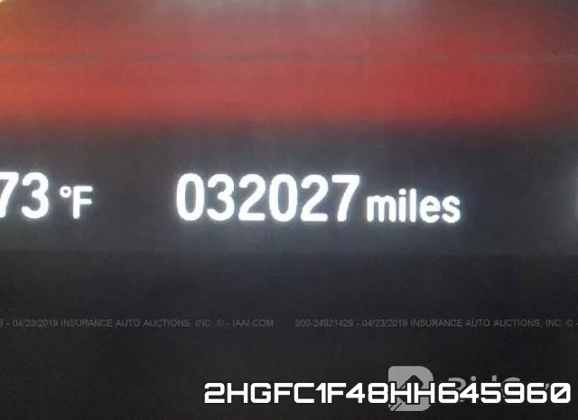 2HGFC1F48HH645960 фото 8