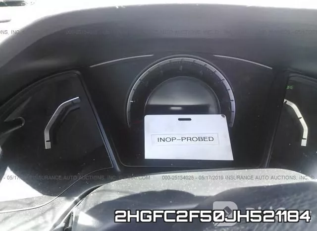 2HGFC2F50JH521184 фото 8