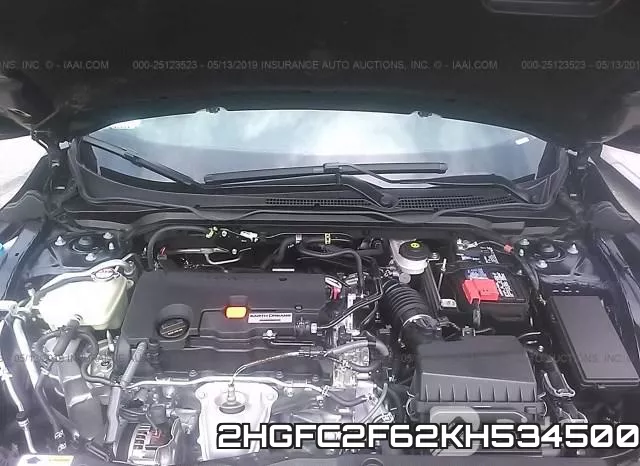 2HGFC2F62KH534500 фото 2