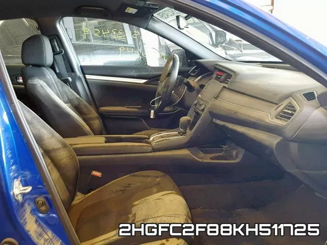 2HGFC2F88KH511725 фото 6