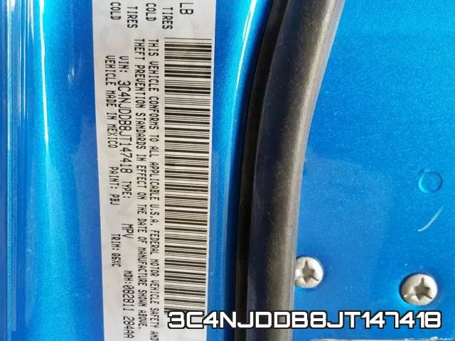 3C4NJDDB8JT147418 фото 2
