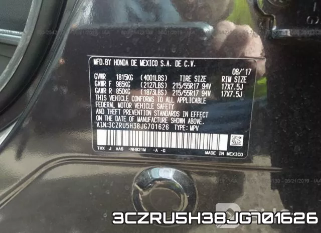 3CZRU5H38JG701626 фото 10