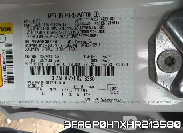 3FA6P0H7XHR213580 фото 10