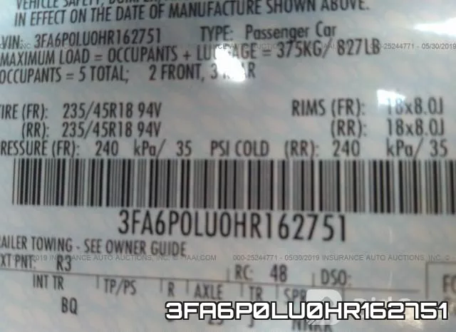 3FA6P0LU0HR162751 фото 10