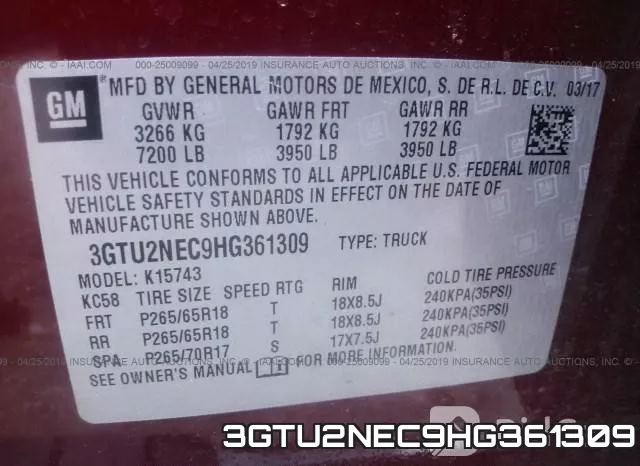 3GTU2NEC9HG361309 фото 10