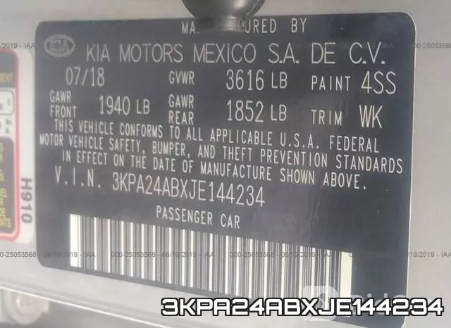 3KPA24ABXJE144234 фото 10