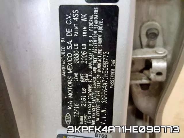 3KPFK4A71HE098773 фото 2