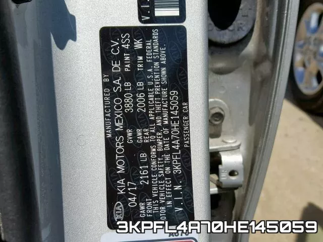 3KPFL4A70HE145059 фото 2