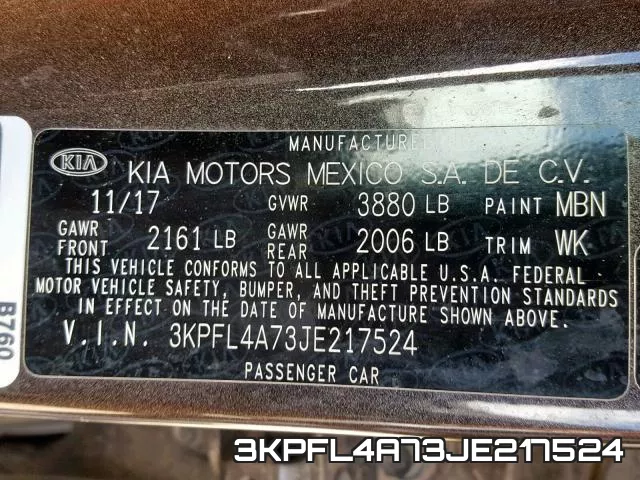 3KPFL4A73JE217524 фото 2