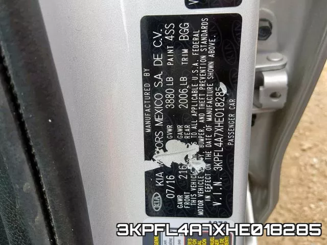 3KPFL4A7XHE018285 фото 2