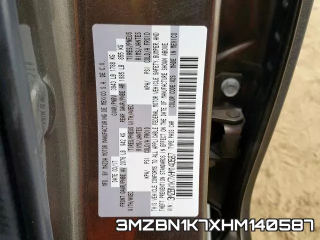3MZBN1K7XHM140587 фото 2