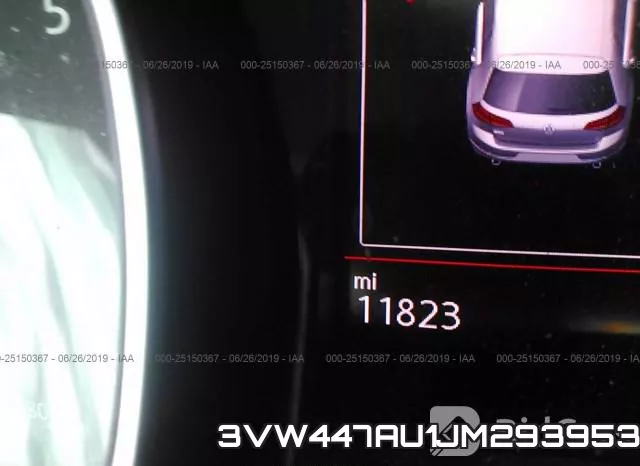 3VW447AU1JM293953 фото 8
