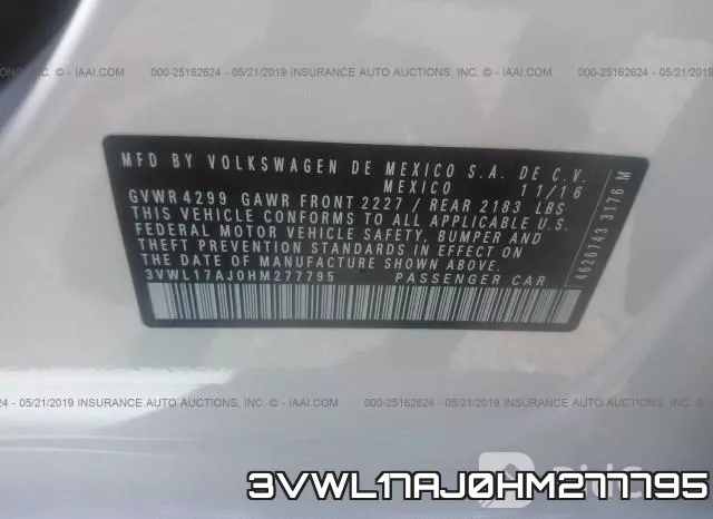 3VWL17AJ0HM277795 фото 10