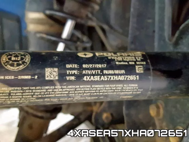 4XASEA57XHA072651 фото 2