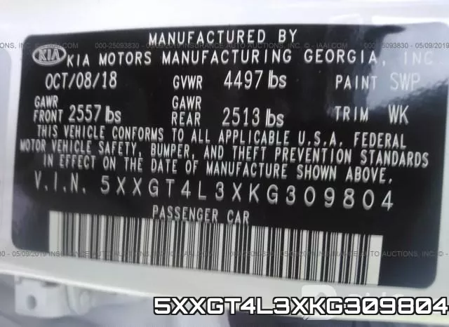 5XXGT4L3XKG309804 фото 10