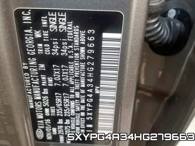 5XYPG4A34HG279663 фото 2