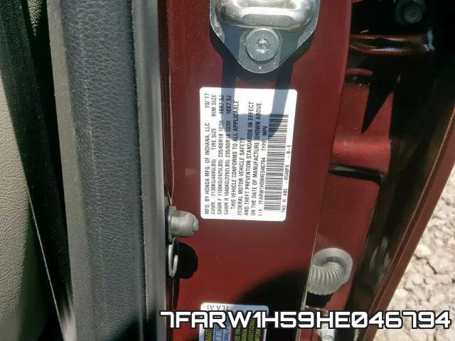 7FARW1H59HE046794 фото 2