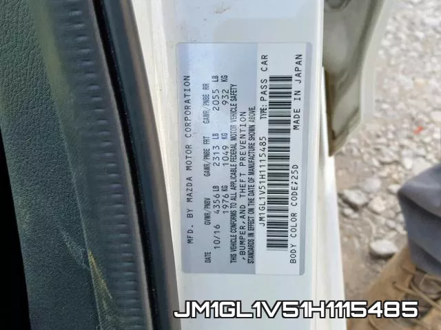 JM1GL1V51H1115485 фото 2