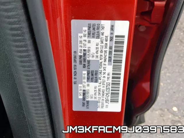 JM3KFACM9J0397583 фото 2