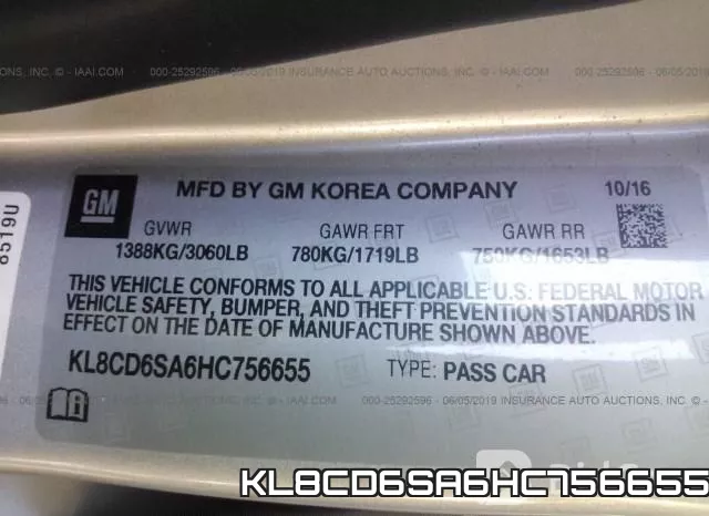 KL8CD6SA6HC756655 фото 10