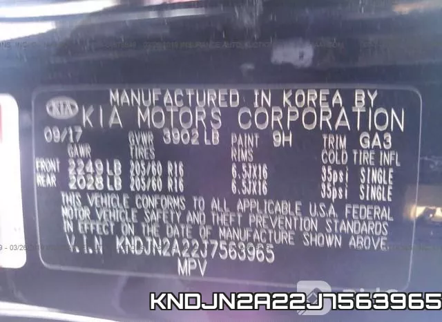 KNDJN2A22J7563965 фото 10