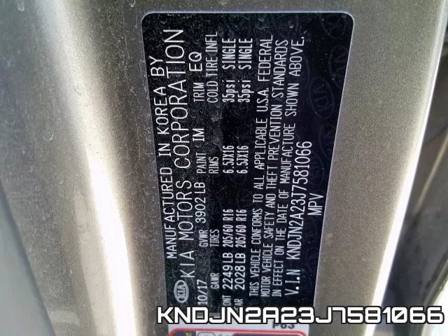 KNDJN2A23J7581066 фото 2