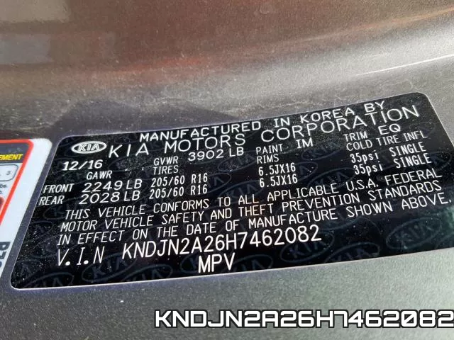 KNDJN2A26H7462082 фото 2