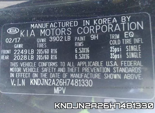 KNDJN2A26H7481330 фото 10