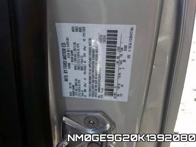 NM0GE9G20K1392080 фото 2