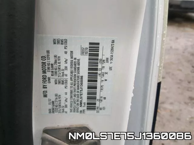NM0LS7E75J1360086 фото 2
