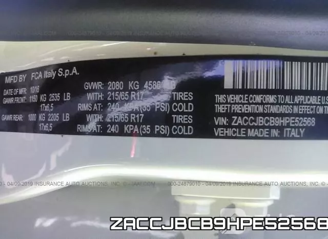 ZACCJBCB9HPE52568 фото 10