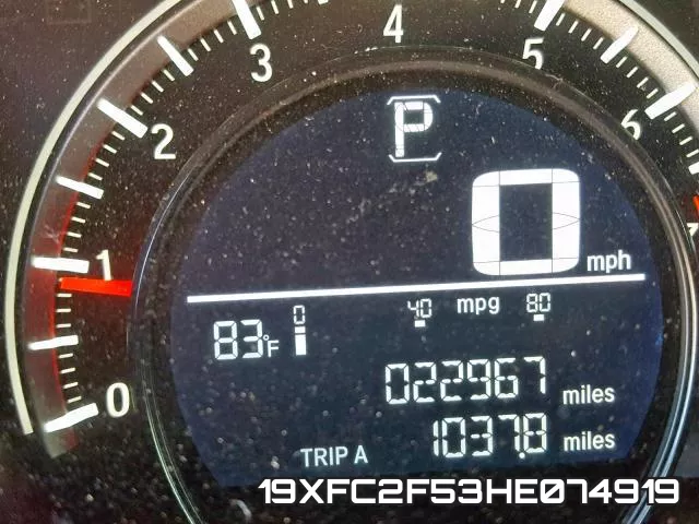19XFC2F53HE074919 фото 9