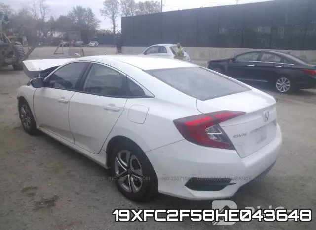 19XFC2F58HE043648 фото 4