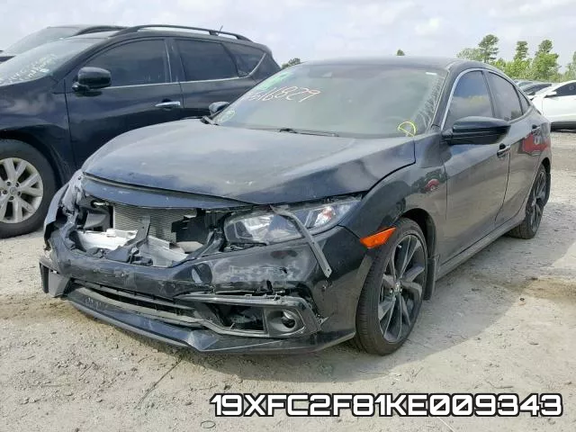 19XFC2F81KE009343 фото 3