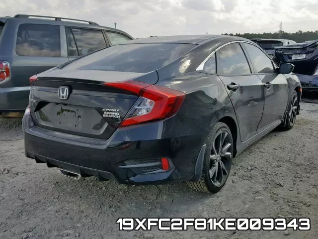19XFC2F81KE009343 фото 5