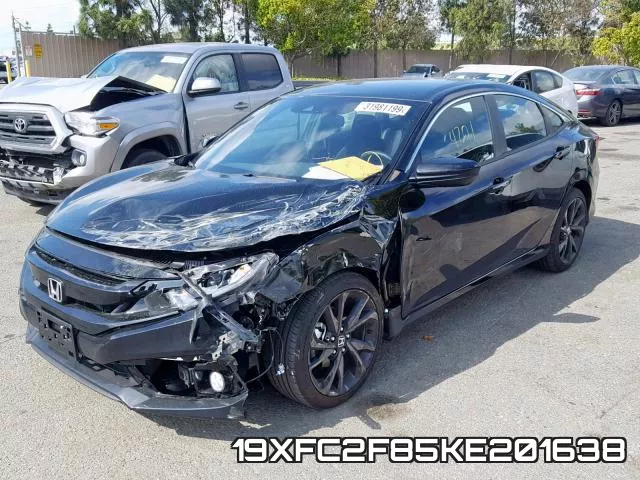 19XFC2F85KE201638 фото 2