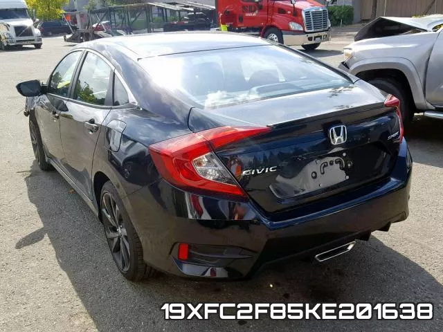 19XFC2F85KE201638 фото 3