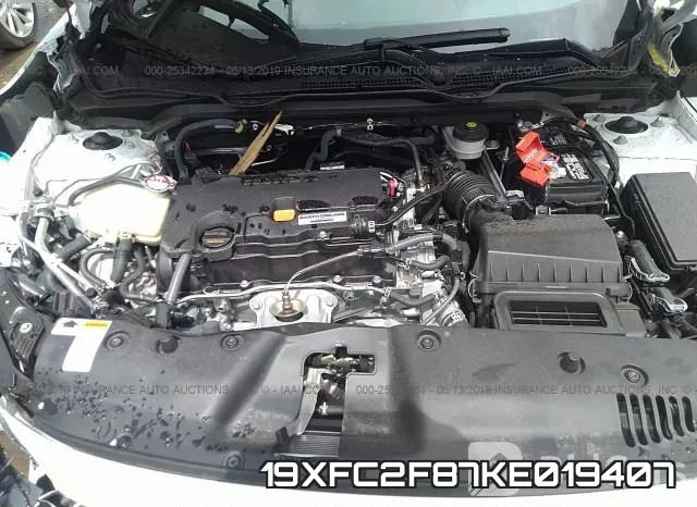 19XFC2F87KE019407 фото 2