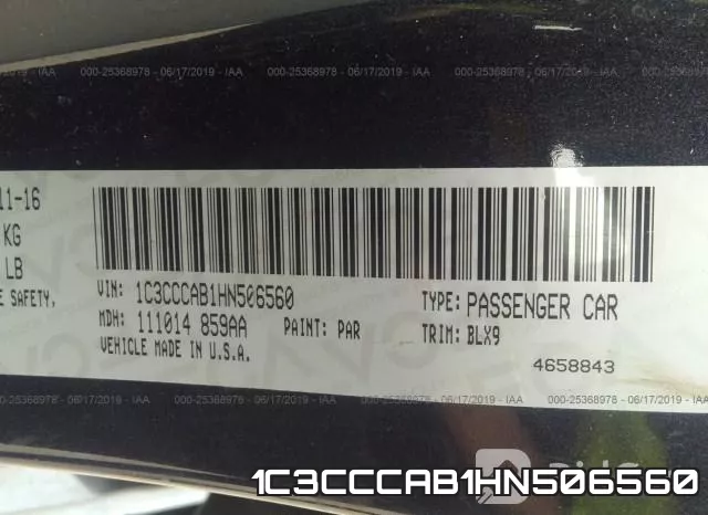 1C3CCCAB1HN506560 фото 10