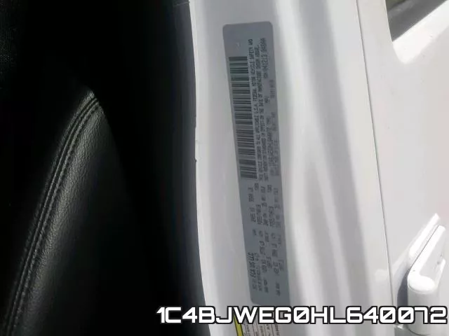 1C4BJWEG0HL640072 фото 2