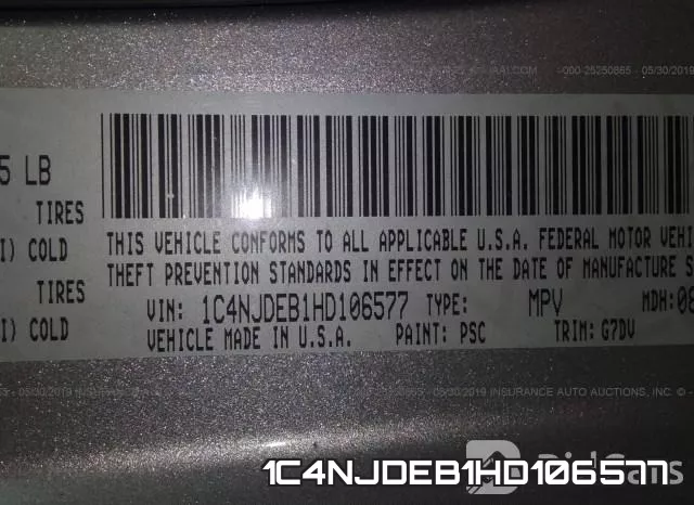 1C4NJDEB1HD106577 фото 10