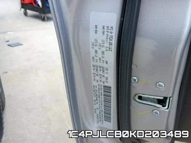 1C4PJLCB0KD203489 фото 2