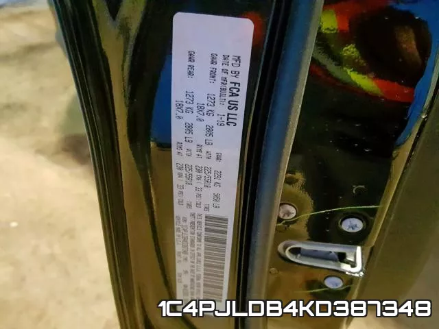 1C4PJLDB4KD387348 фото 2